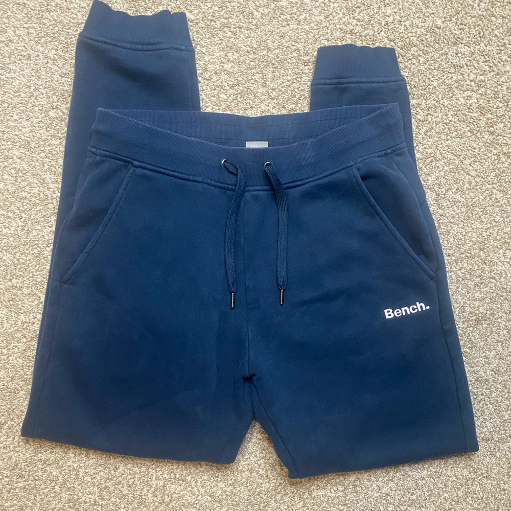Men’s blue bench joggers